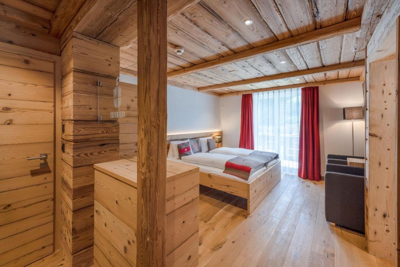 Hotel Crusch Alba Swiss Lodge Zernez Exterior foto